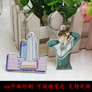 pvc软胶橡胶钥匙链动漫卡通公仔挂件 礼物钥匙扣logo定制滴胶
