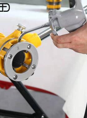 虎王12R手动套丝机板牙头-1/22寸棘轮套成丝机铰板体287总家直厂