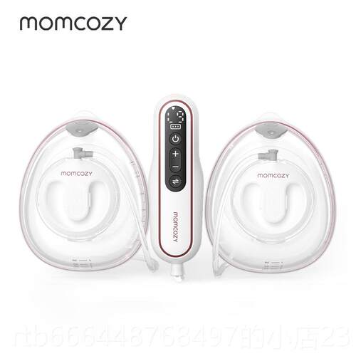 高档Momcozy动可穿挤戴式免电提奶机全自收动便携式双侧乳房集器V