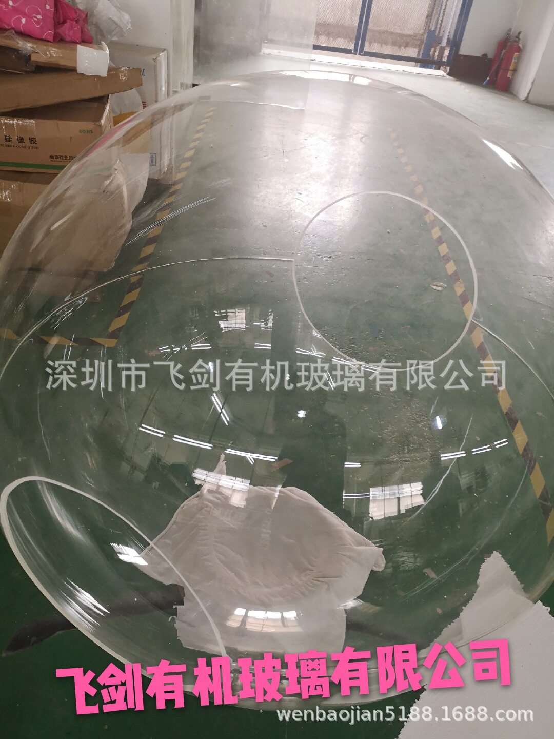 飞剑制作商场活动布置亚克力空心球酒店节假日美陈道具
