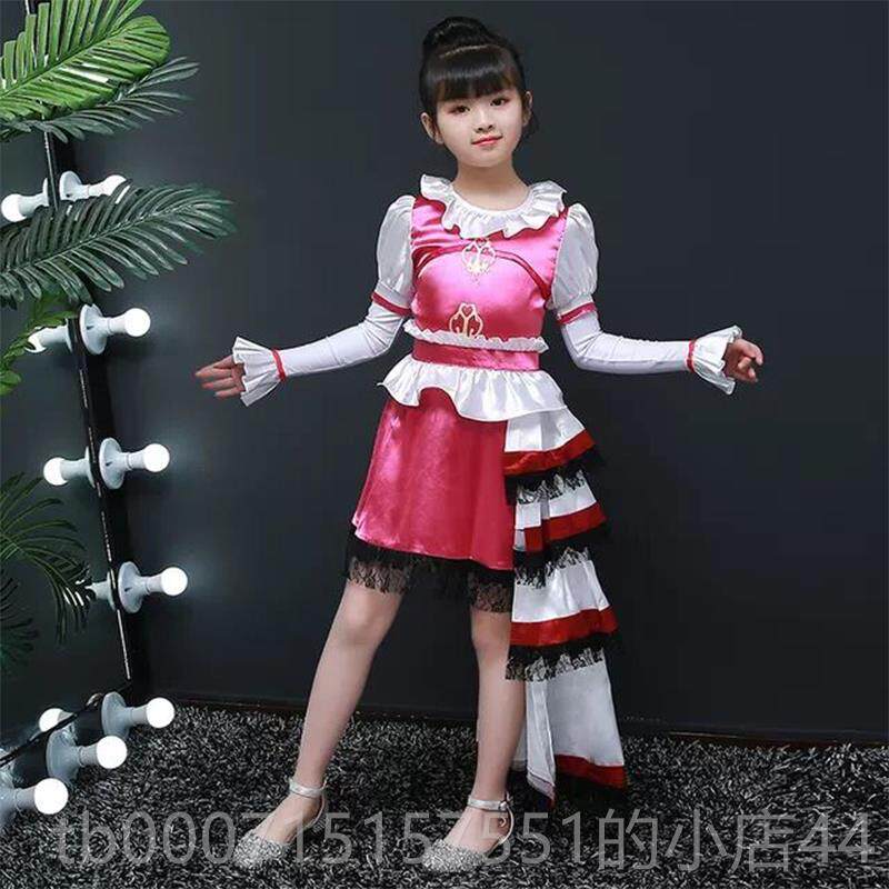 正品服叶罗丽公主裙cos儿童装灵冰公童主的衣服女童裙子走情秀可图片