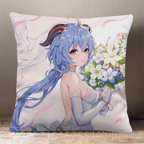 正品原神甘雨抱枕周边女仆椰双羊王小姐睡动二次元面漫定制觉宿舍