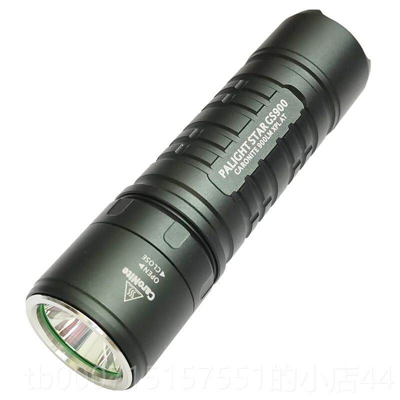 正品霸光GS900强光LED充电式 T6L2迷2你可0携式超亮6650锂电池手