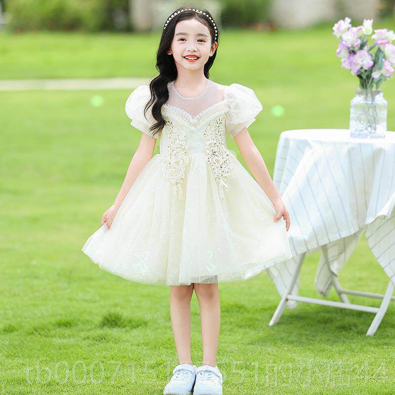 正品六一儿童节合唱演蓬服礼服童公主蓬裙幼儿园毕出业舞女蹈表演