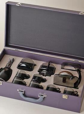 办公室会客喝茶高茶玻璃44213茶级具公套装办室家用功夫杯茶壶套