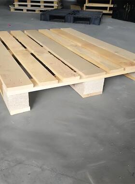 厂家直销型免UKY蒸木托盘卡环保托盘大物流托运底座防熏潮实木板