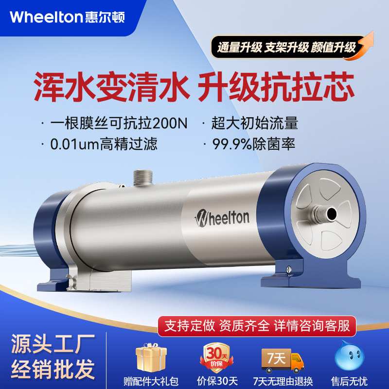 惠尔顿家用净水器全屋管道式超滤机大流量净水机别墅商用