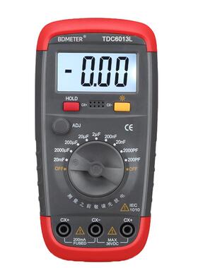 高精度6013小型专业万用表电工家用数显专业测试仪20mF数字电容表