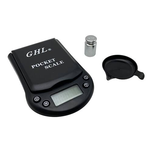 手掌称电子秤黑色0.1g/0.01g珠宝首饰称重便携式高精度200g/500g