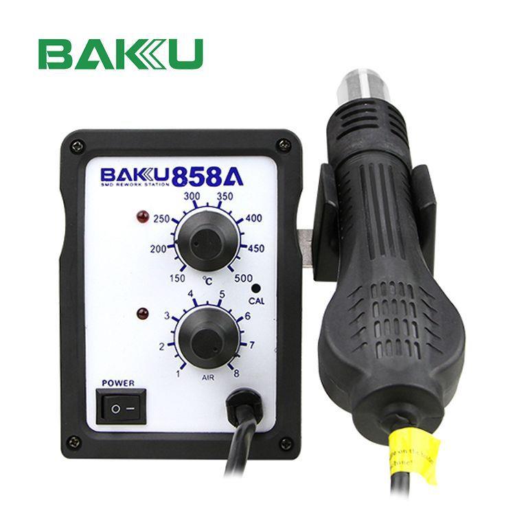 巴酷BK-858A热风枪电焊台手机数码维修可调温拆焊台配风枪嘴出口