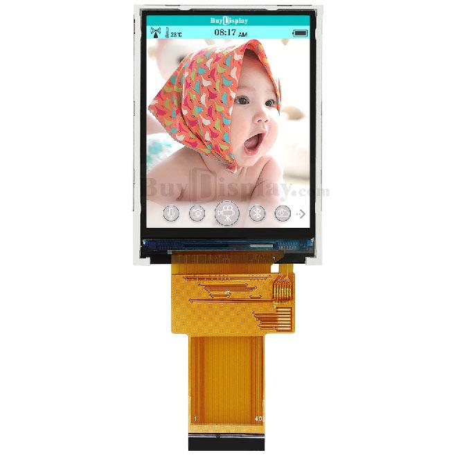 2.8寸IPS彩色液晶显示模块/480x640点阵彩屏模组/RGB接口