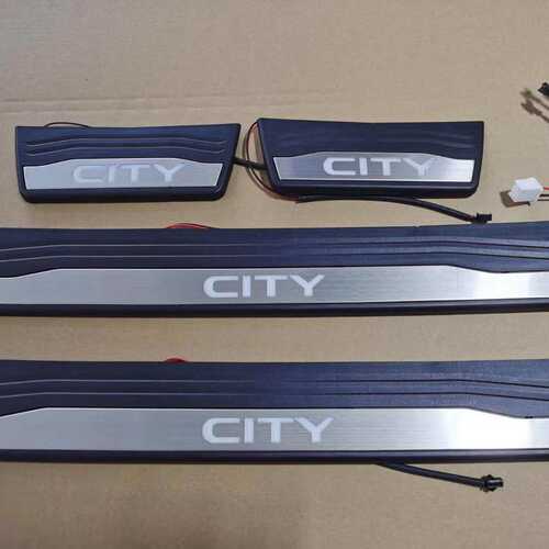 适用于 20-24款本田CITY 迎宾踏板 LED带灯门槛条  scuff plate