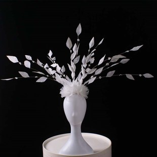 舞台夸张大号头饰模特T台走秀摄影写真配饰创意造型发饰彩妆头花