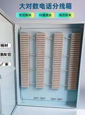厂家供优质镀锌板电话分线箱室内室内壁挂式1600语音科隆接线箱