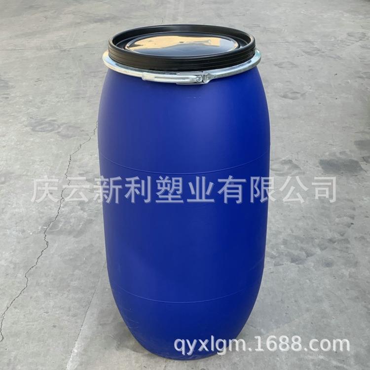 桶16色0升塑料蓝法兰桶10L开口桶铁箍桶新LGQ利塑业制6造