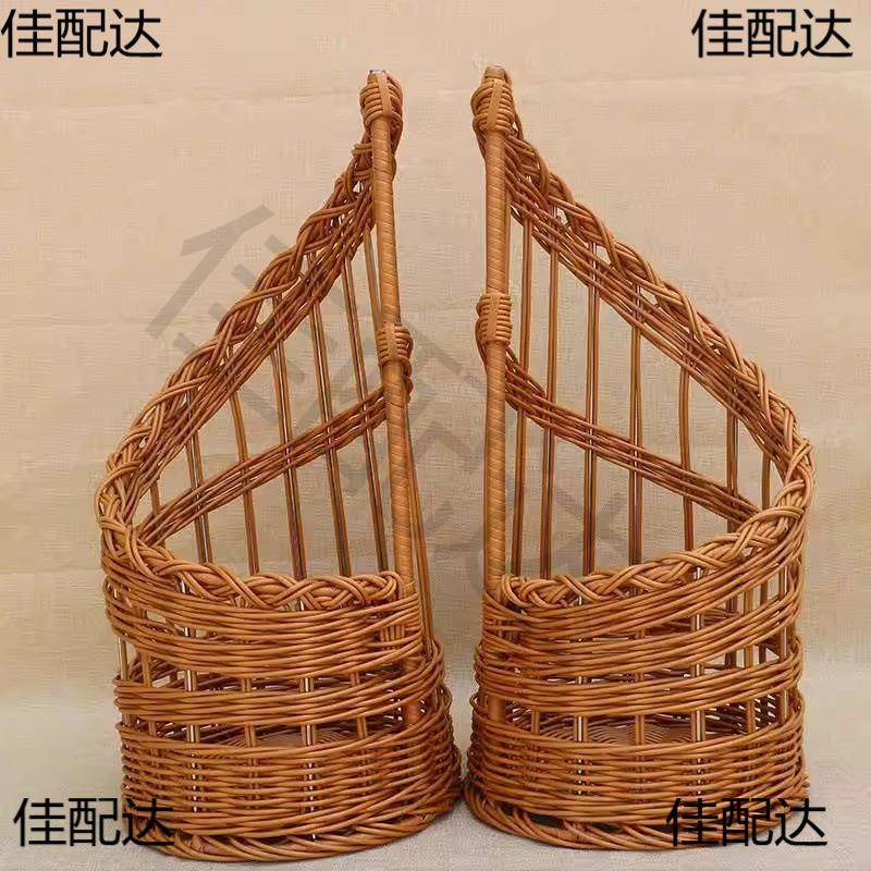 法式包篮子法棍面包展面示篮藤编收纳筐圆形手工筐编pEdP7ehT收织