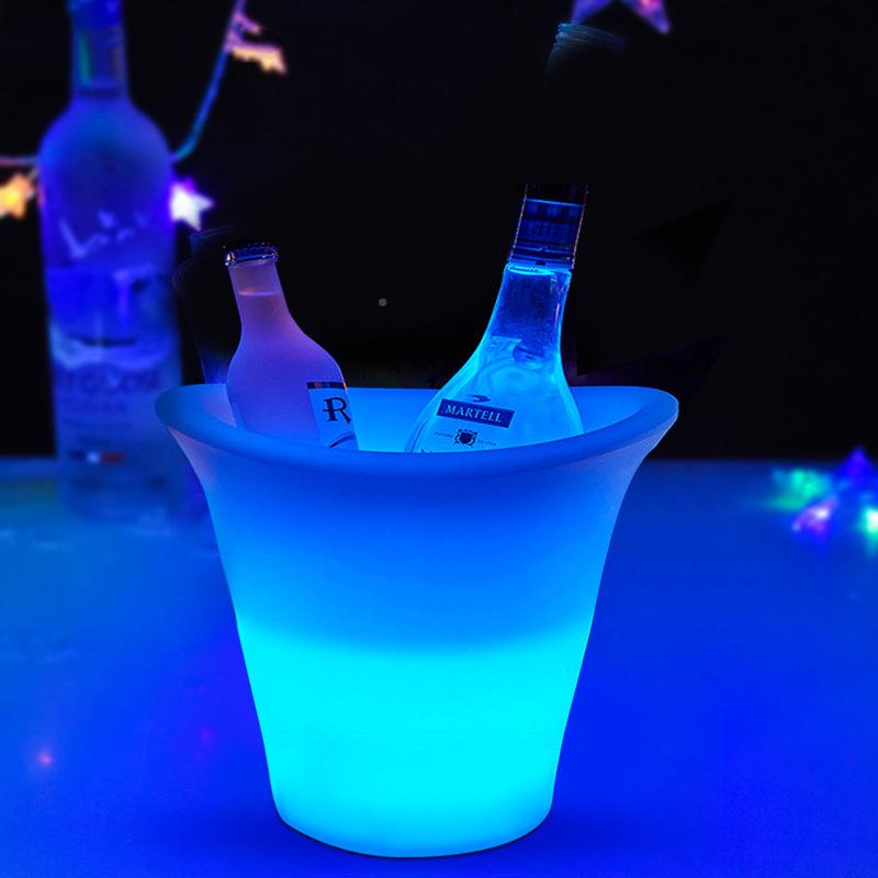 摔发光冰桶LED啤框酒吧KV啤酒桶商用充电PC防鸡尾酒酒吧FY-031装T
