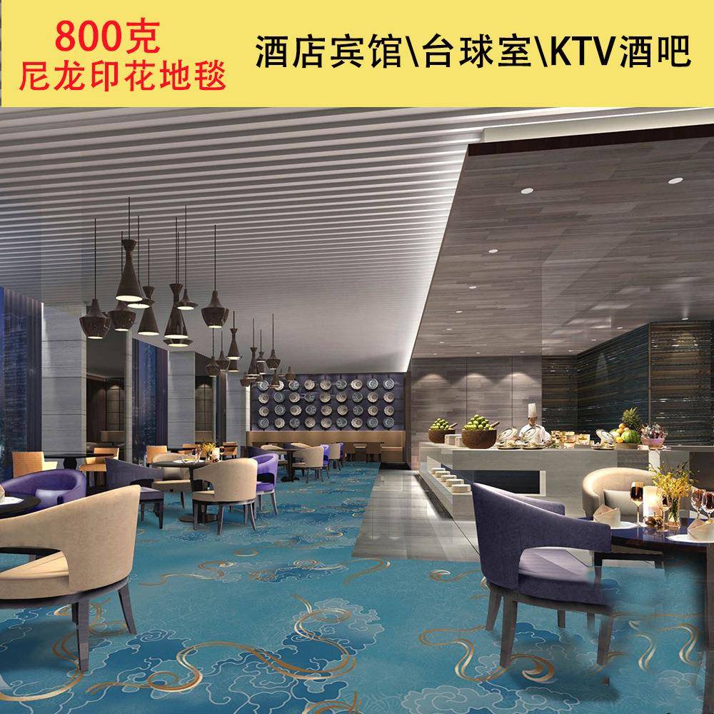 定房做尼过龙印花酒店地毯宾馆廊走道地毯客宴会厅会议室HM地毯垫