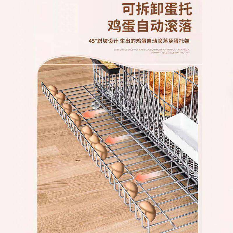 鸡笼用NNZ养大号特大号自动清折粪叠养殖笼子鸡舍铁丝网鸭鹅家笼,农机/农具/农膜,农用防护器具,淘宝优惠券,粉丝福利购,淘宝优惠卷