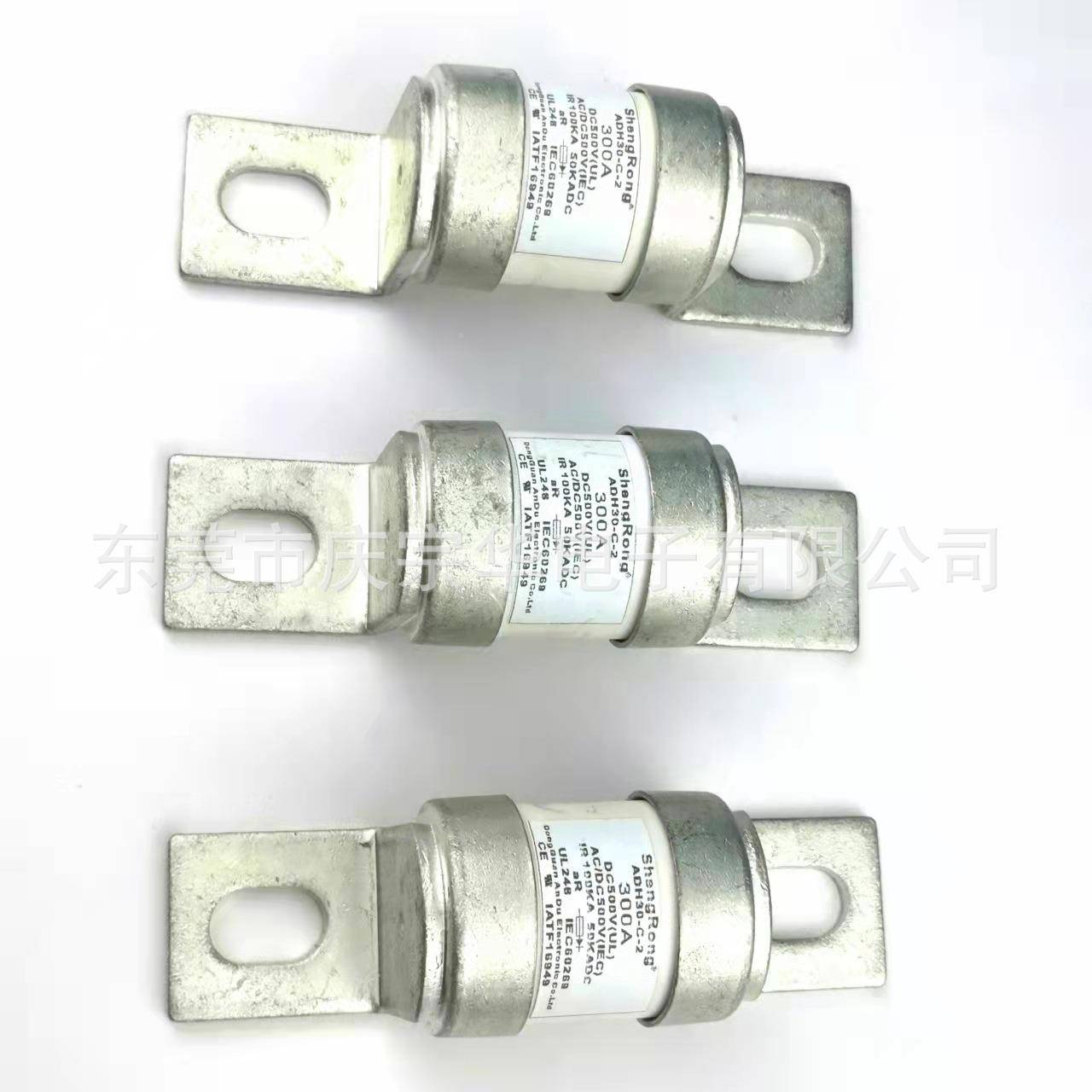新能源汽车熔断器充电桩保险丝60A80AAHMC100熔300A500V直流断器