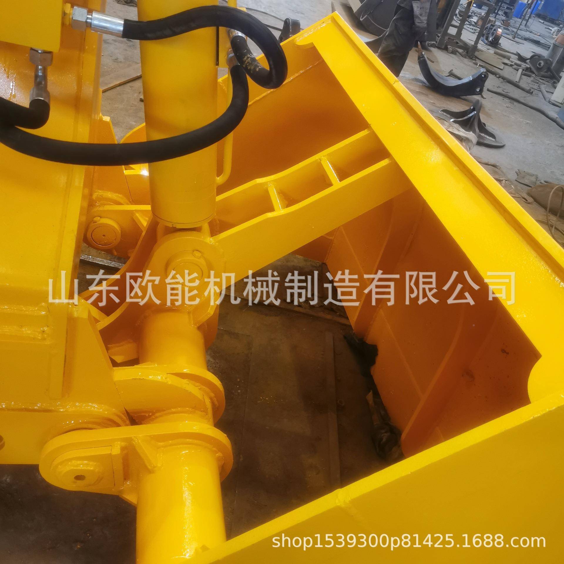 抓料斗沙掘贝壳铲斗机械臂淤抓斗起重NMC斗抓泥挖挖机挖掘机属具