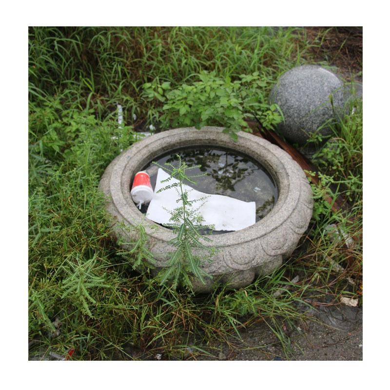 石花岗797岩黄公锈雕花钵|户外景观艺术花盆司|酒店庭院摆件