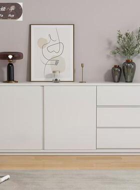 实木酒柜靠墙茶柜现黑色水物柜客储ZOP户卧室收纳柜极简餐边柜代