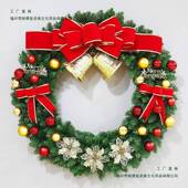 定制诞花387环80CM 5饰 1.门挂藤圈藤条挂件圣圣诞米节装 1米 1.2