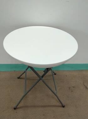 60鸡cm直径加型高脚桌户外小型高吧高Y61桌110cm出口白色尾酒桌