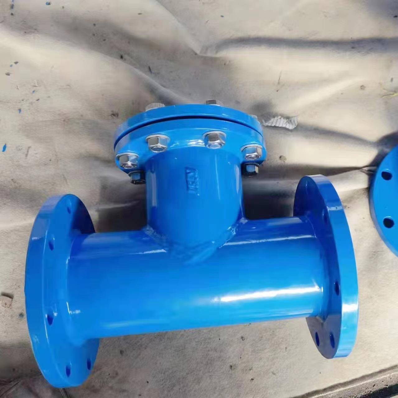 直通式T型过工滤WFT器除污器法设管道业用农用备水处理兰分离