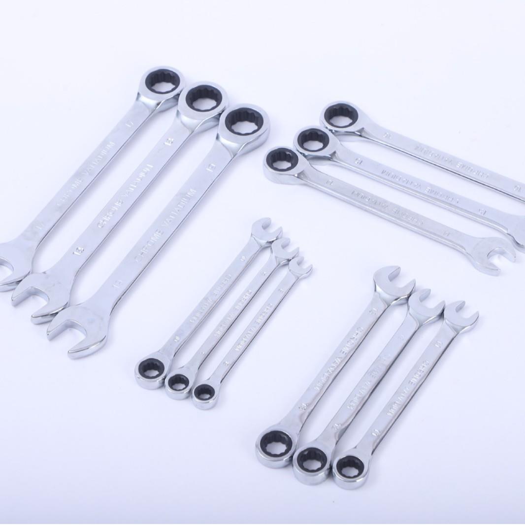 两用棘轮扳手21件套气动动手手工具组套开口扳梅花760汽修维修图片