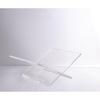 现代极简X型色透亚克杂志书架力售楼处黑明家居桌面茶87832几装饰