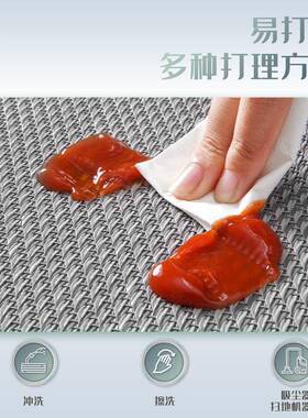 厨房垫防地LOJ滑防油可铺擦免洗毯家用门口防水脚垫耐脏门垫地满