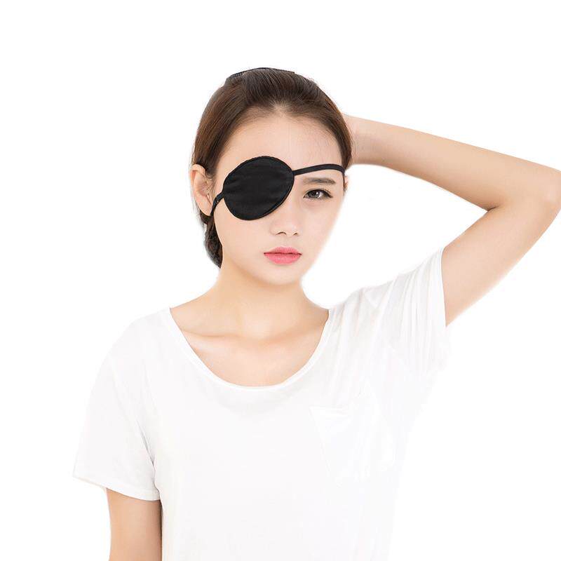 儿童款真丝独眼单眼罩 训练纠正弱视散光近视 多色可选