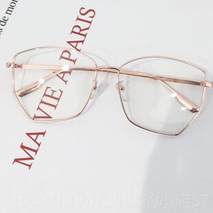 正品抗蓝光防辐射脑电眼镜框网配有度红数素颜神器眼镜近款视女韩