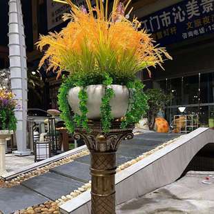 别墅庭院装饰灯罗马柱灯公园景观仿真花灯商业办公室客厅摆件花灯