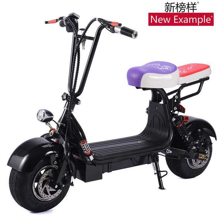 小哈雷电动车折叠滑板车男女式迷你型代步代驾电瓶车成人锂电踏板