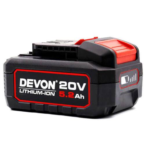 大有DEVON 20V5.2A锂电池,适用大有20伏平台5401/2903/5733/5282