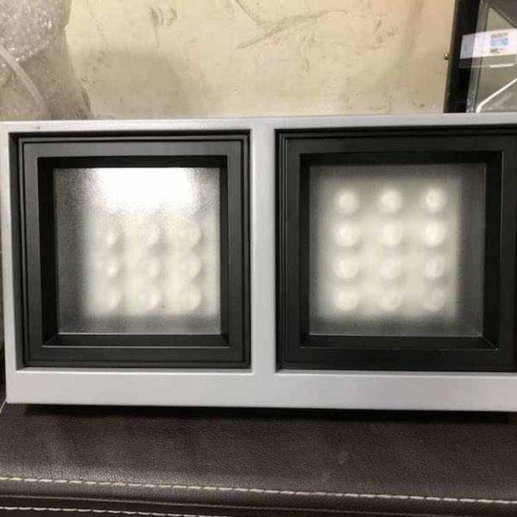 LED方形轨道灯 博物馆画廊橱窗展示灯48W四线射灯无主灯
