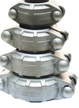 唯多利高压不锈钢 挠性卡箍,DN32(38MM),1200PSI