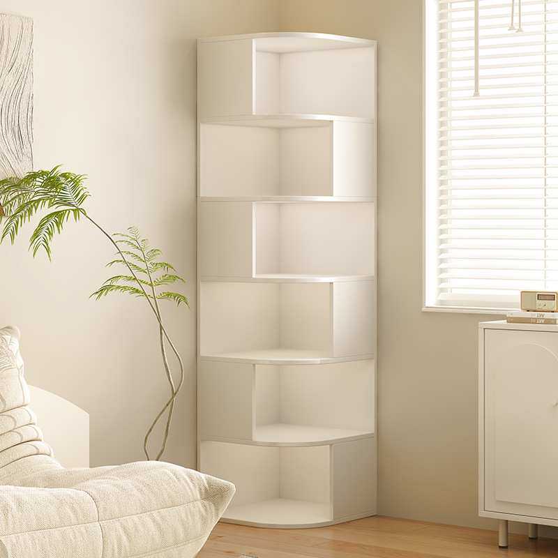 角柜储物柜墙角置物架墙边转角书柜落地置物柜拐角三角柜墙边柜子