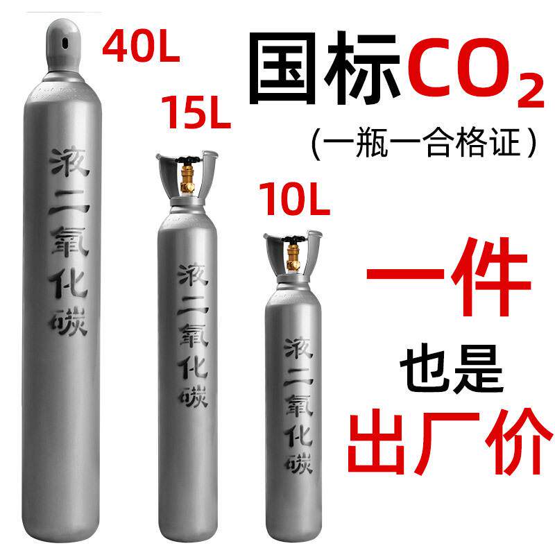 永安二氧化碳8L15L40L无缝钢瓶水草水族二保焊扎啤机CO2气瓶现货