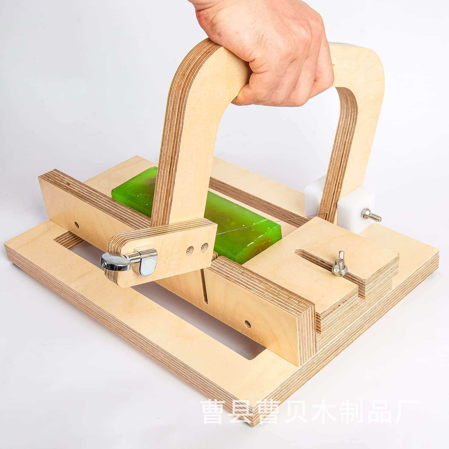 木质手工冷制肥皂切皂器切皂台钢丝刀闸刀式切割刀工艺品肥皂用具