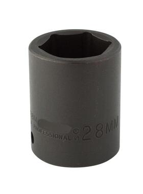 3/8方孔 10mm系列公制六角冲击套筒 17mm J7217M