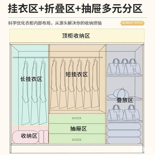 225灰新款0衣柜卧室家用纳奶奶挂衣服柜子宿舍租房公寓简易al-857