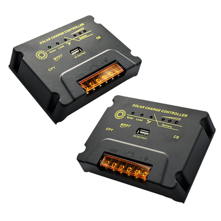 光发电伏VDBmppt太阳能控制器0A12太v/24v自动2识别阳能板充电控