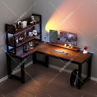 转角电脑台桌电VUI桌简约现竞代学书桌学习桌卧生室家用型式办公