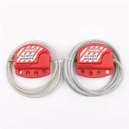 诺可节NTC01-4钢缆锁腾直径MM安4全缆绳锁具红色直销NTC0调1-4
