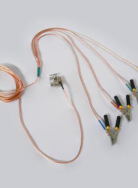 百鼎发电机出线K口接三地782线（10V，相合一）25平用方接地钳带