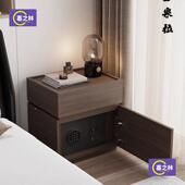 新床款 极简家具头柜保一险箱大体容量OOU多功能柜子储物柜实木柜